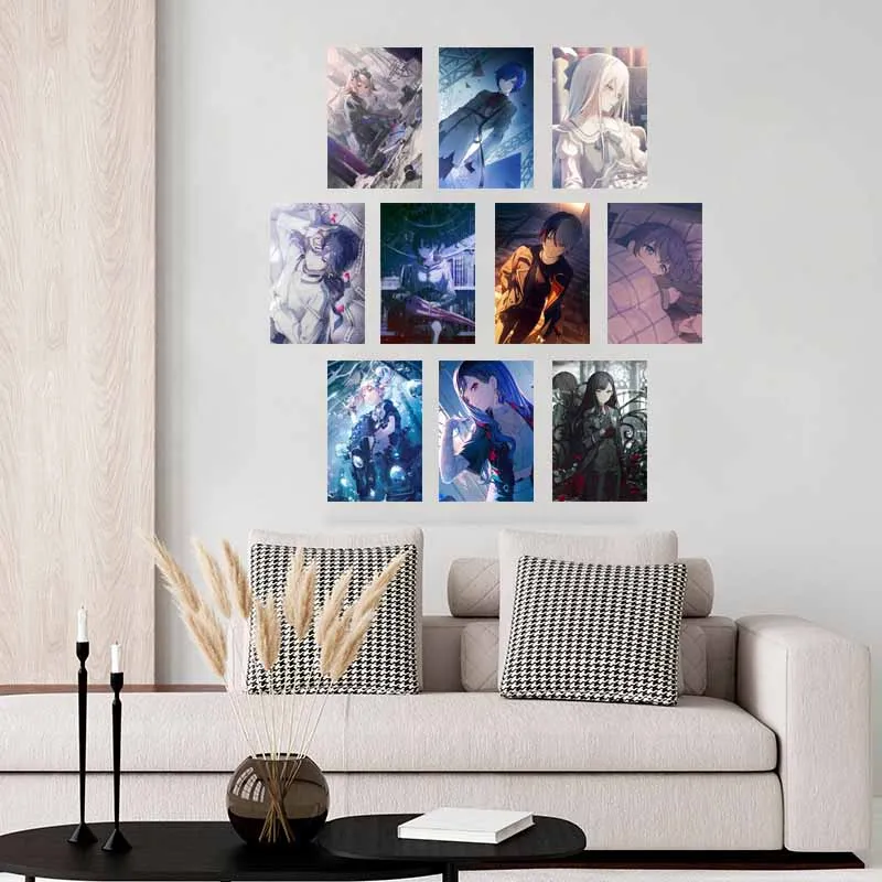 10/30 قطعة مشروع Sekai الكرتون بطاقات بريدية أنيمي لعبة الملصقات الزخرفية خلفية صور الدعائم جدار الكولاج عدة ديكور المنزل جدارية #5