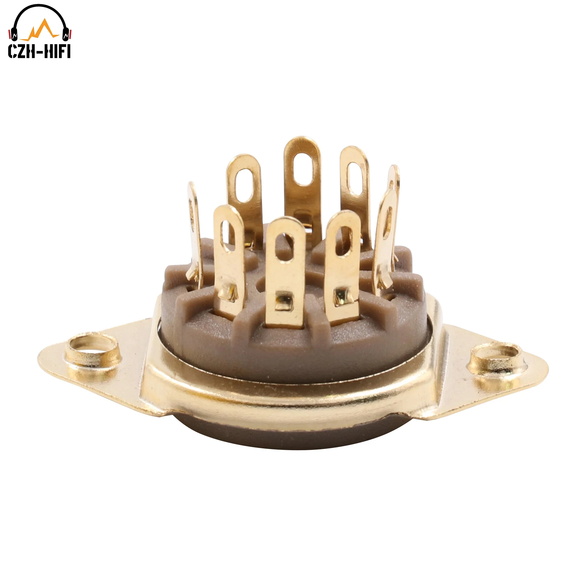 10 pz 9 Pin Bachelite Tubo Presa Valvola Base Per 6922 ECC83 ECC82 EL84 12AT7 12AX7 12AU7 Vintage Amplificatore Audio HIFI progetto FAI DA TE