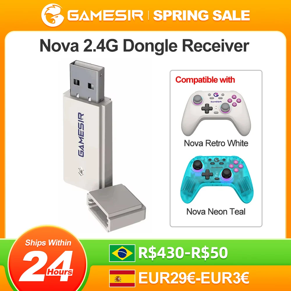 GameSir Nova Dongle 2.4G Controller Receiver for Plug and Play for nova T4n