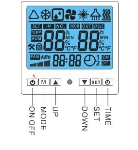 Regolatore di temperatura digitale della pompa di calore della piscina modello B