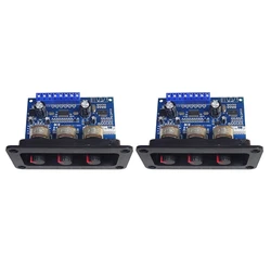 2X 2.1 Canal Digital 2X25W + 50W Bluetooth 5.0 Subwoofer Placa Amplificador de Potência Classe D Amplificador de Áudio Board DC 12-20V