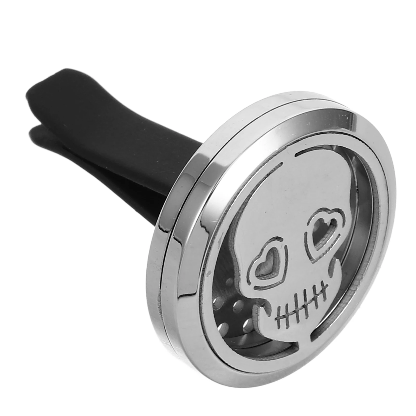 

Stainless Steel Car Diffuser Outlet Clip Aroma Ornament Vent Decor Automotive Interior Decoration Replaceable Fragrance Sheets