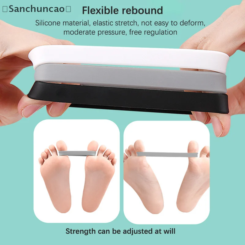 Silikon Zugband Hallux Valgus Von Fuß Korrektur Training Exerciser Gürtel Zehenspreizer Daumen Gummiband Fußpflege Werkzeuge