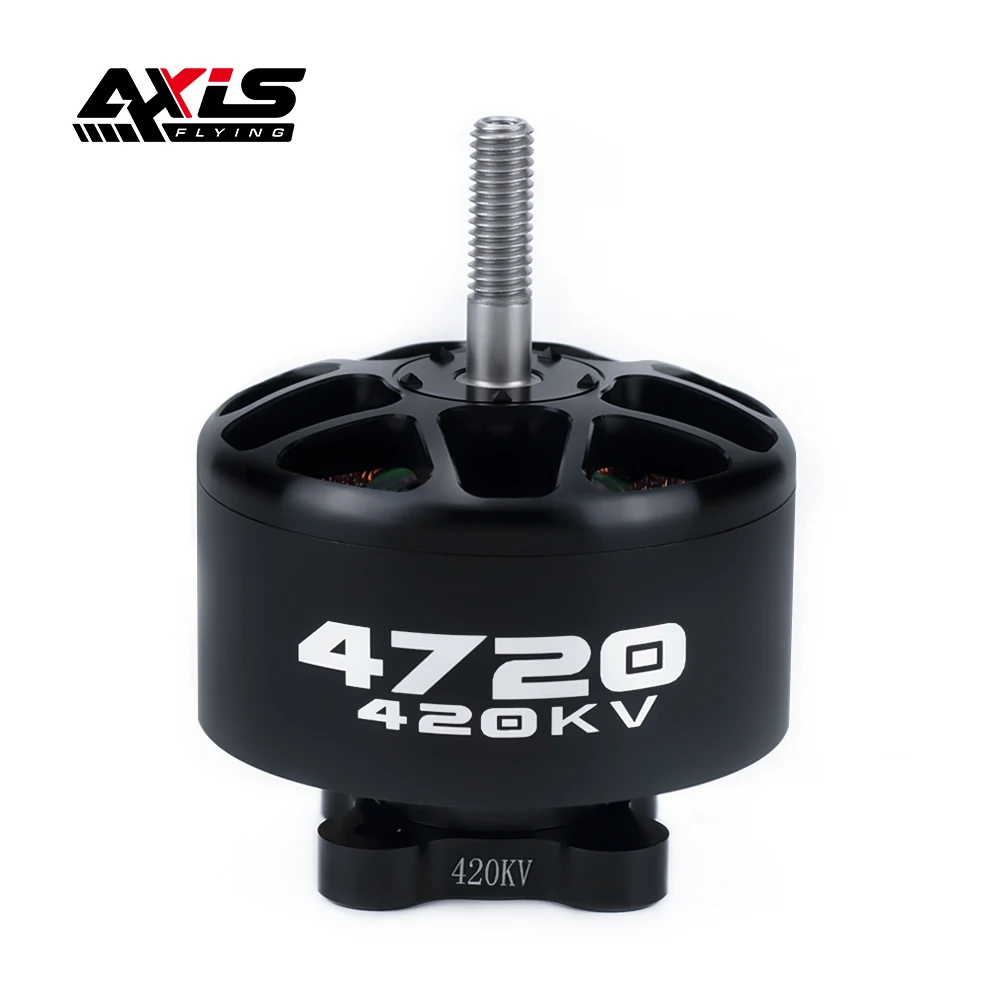 Axisflying 4720 Brushless Motor 420KV 6-8S for 13inch/15inch FPV Long Range Drone DIY Part- New Launch Large FPV Motor