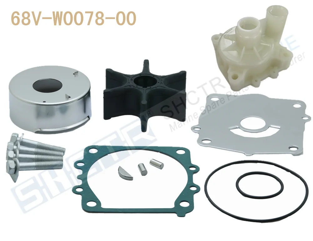 

SHCTR Water Pump & Impeller Kit for OEM 68V-W0078-00,Sierra 18-3442,115HP