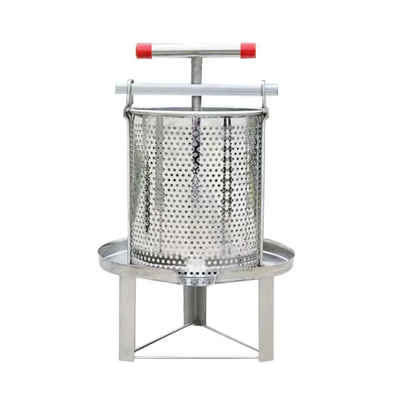 Stainless Steel Wax Press Honey Press Juice Press Household Small Honey Extruder Bee Honey Extraction and Sugar Making Tool