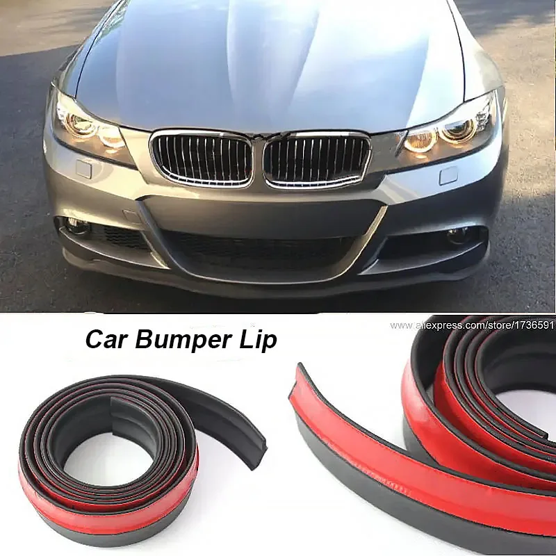 Body Front Side Back Bumper Spoilers Lip Lips For BMW E46 E90 E39 F30 F10 E36 E60 X5 E53 F20 E34 / Body Chassis Side Protection