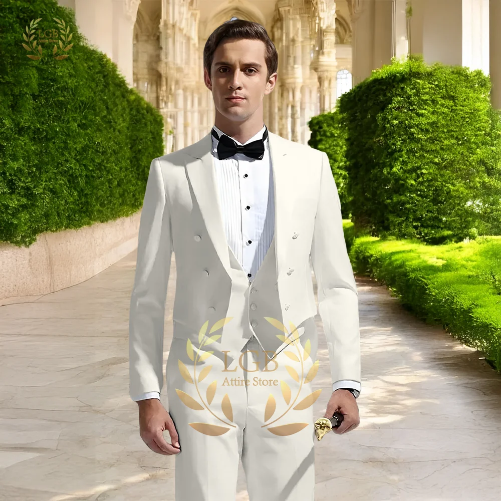 

Men's 3-Piece Dinner Suit Set for Wedding, Party & Cocktail | Groom Tuxedo & Formal Business Suit