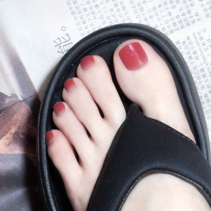 Autocollant UV pour ongles de deuxième génération, 34 pointes, colle cristal, papier doux polyvalent, Gel ferme imperméable, Semi-cuit pour les orteils