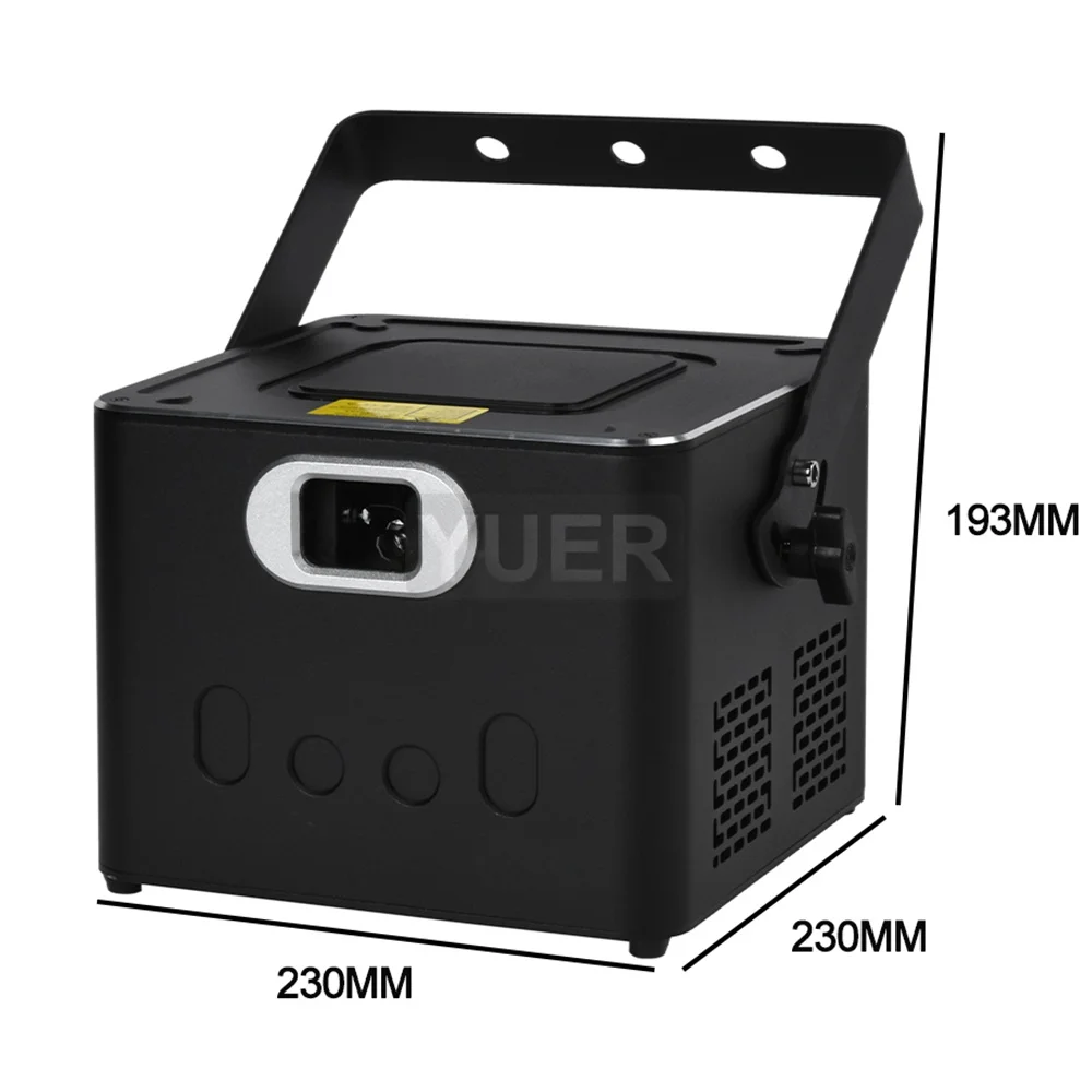 Con Bluetooth Android/ios 8W 3D ILDA RGB Animazione fai da te Scansione laser Segnale analogico Fascio di luce da palco DJ Disco Bar Club Matrimonio