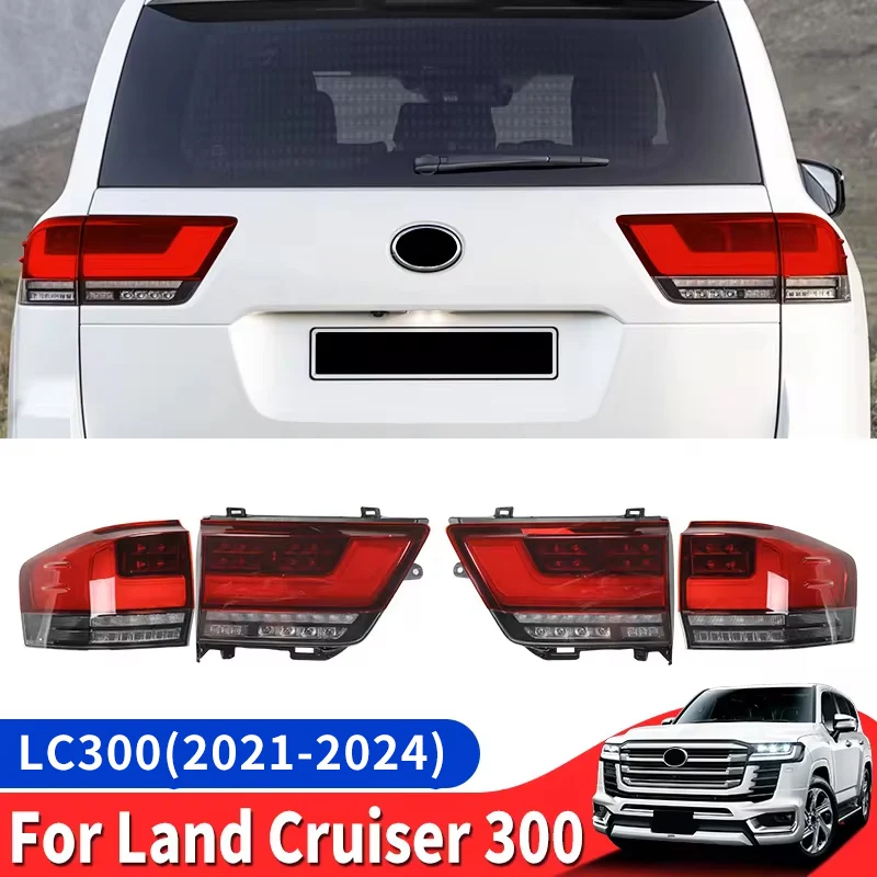 

Для 2021 2022 2024 Toyota Land Cruiser 300, Задняя деталь в сборе LC300 Fj300, Внешнее украшение, модификация, аксессуары, комплект кузова