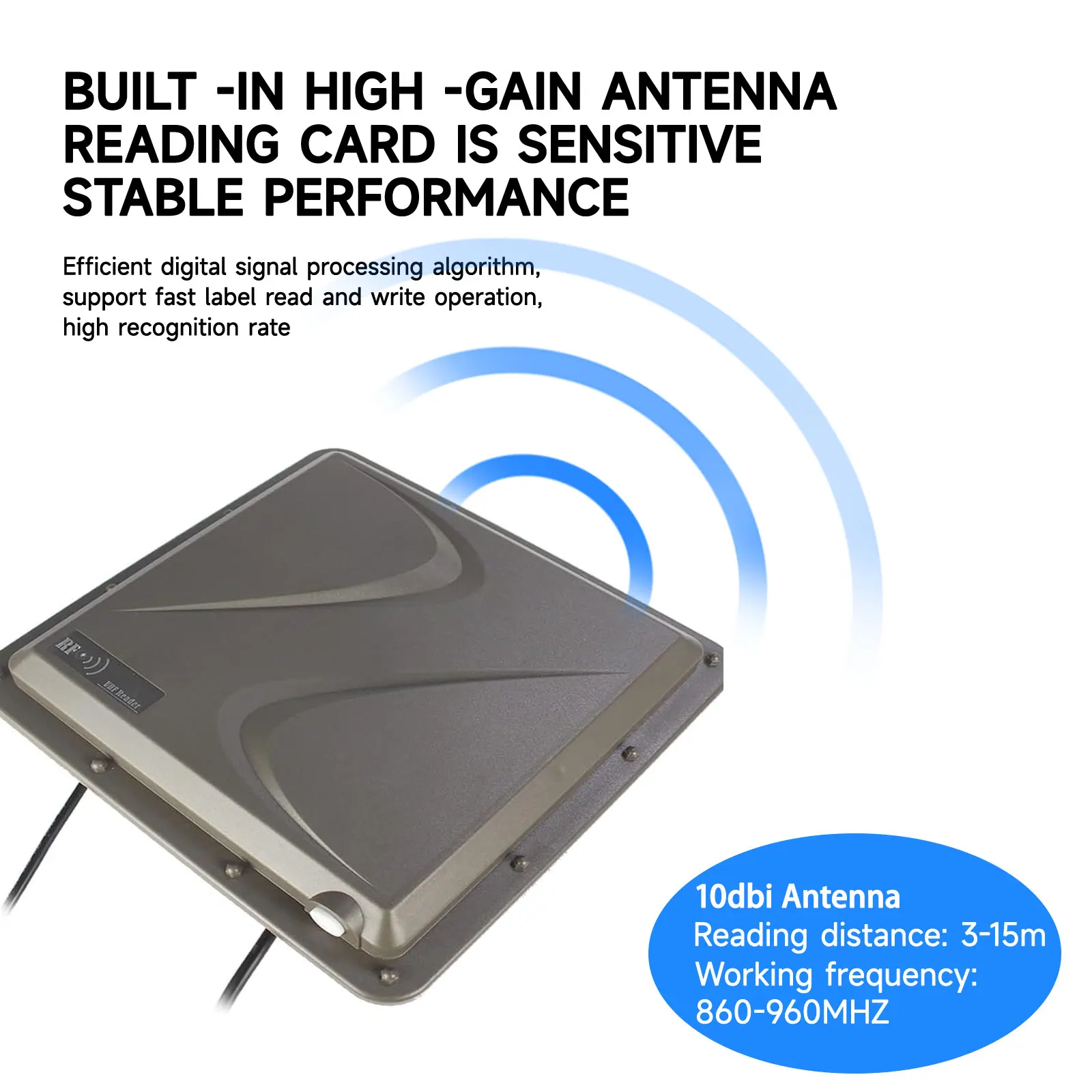 Yanzeo SR791 SR792 SR793 UHF RFID Reader 15M Long Distance Outdoor IP67 10dbi Antenna RS232/RS485/Wiegand RJ45 WIFI