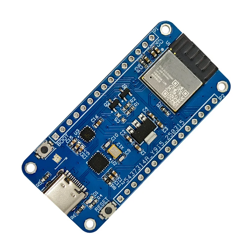 ABBK-Papan Pengembangan dengan Lampu RGB Mendukung Modul USB + UART Burn-In ESP32-H2-MINI-1