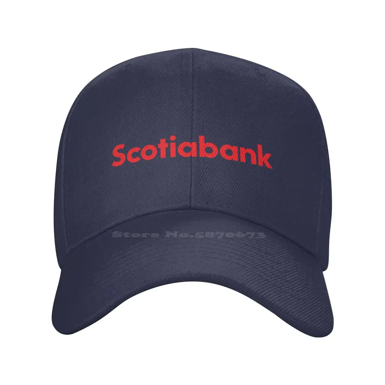 Scotiabank Logo Qualität Denim Cap Strick mütze Baseball mütze