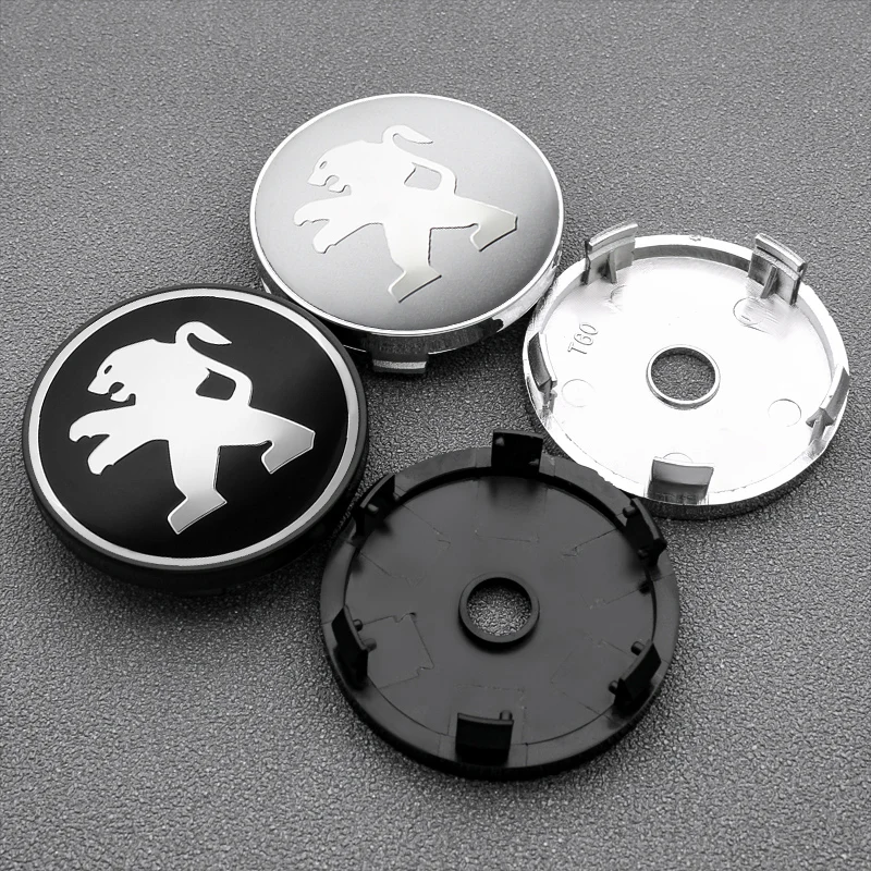 Car Styling Wheel Center Cover Hubcap Decal Stickers Decor Accessories For Peugeot 306 308 406 408 207 208 106 108 3008 4008 RCZ