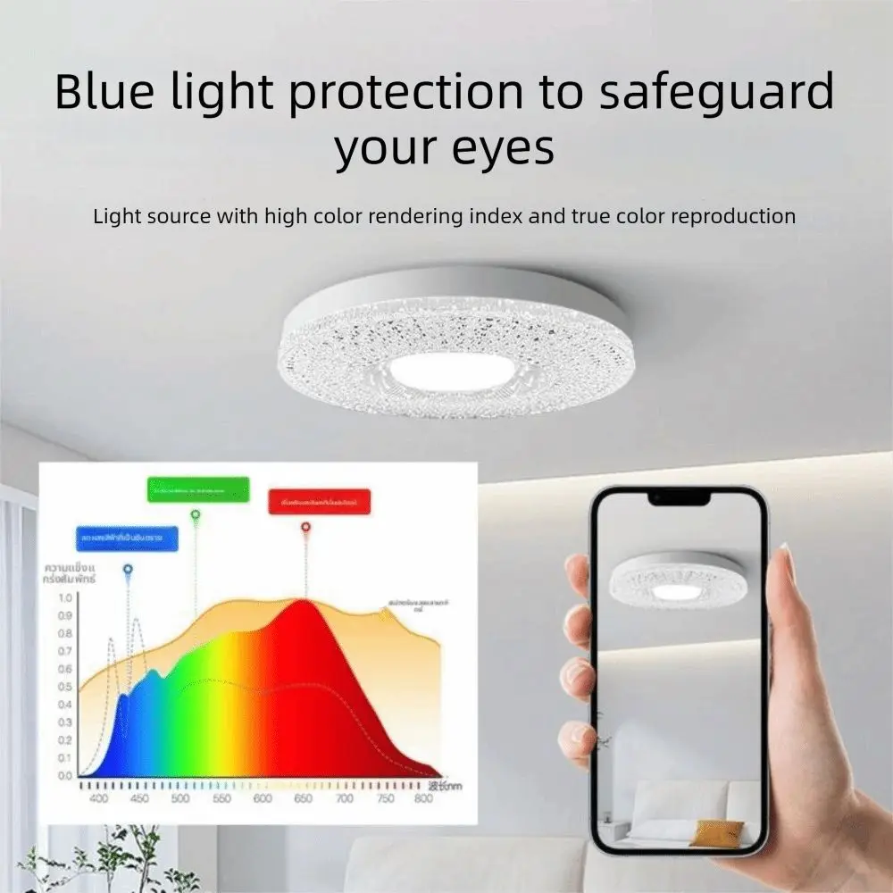Durable Eye-Protecting LED Chandelier Bulbs Energy-Saving Super Bright LED Crystal Lamp E27 LED Light Home Living Room