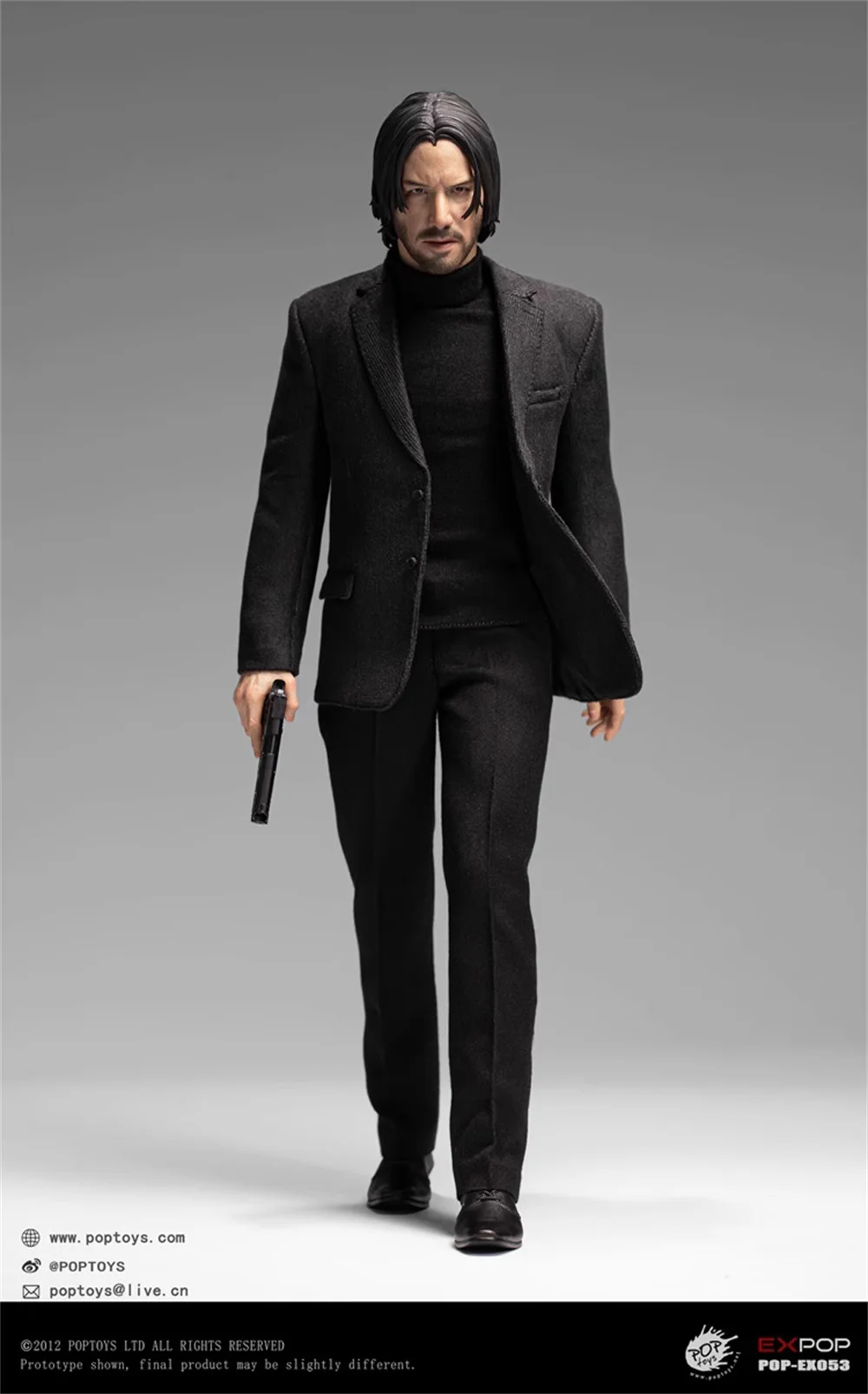 Figuras de acción móviles POPTOYS EX-053, The God Killer John Wick Keanu Reeves, conjunto completo, regalo para fanáticos, Colección, 1/6