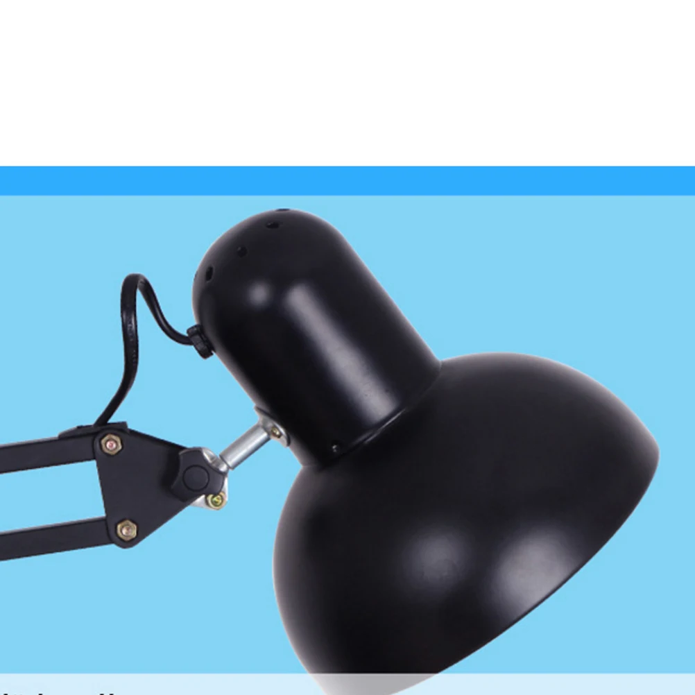 

Folding Clip Table Lamp Matte Swing Arm Clamp Studio Desk Light Home Office Eye Protection Foldable for Vertical