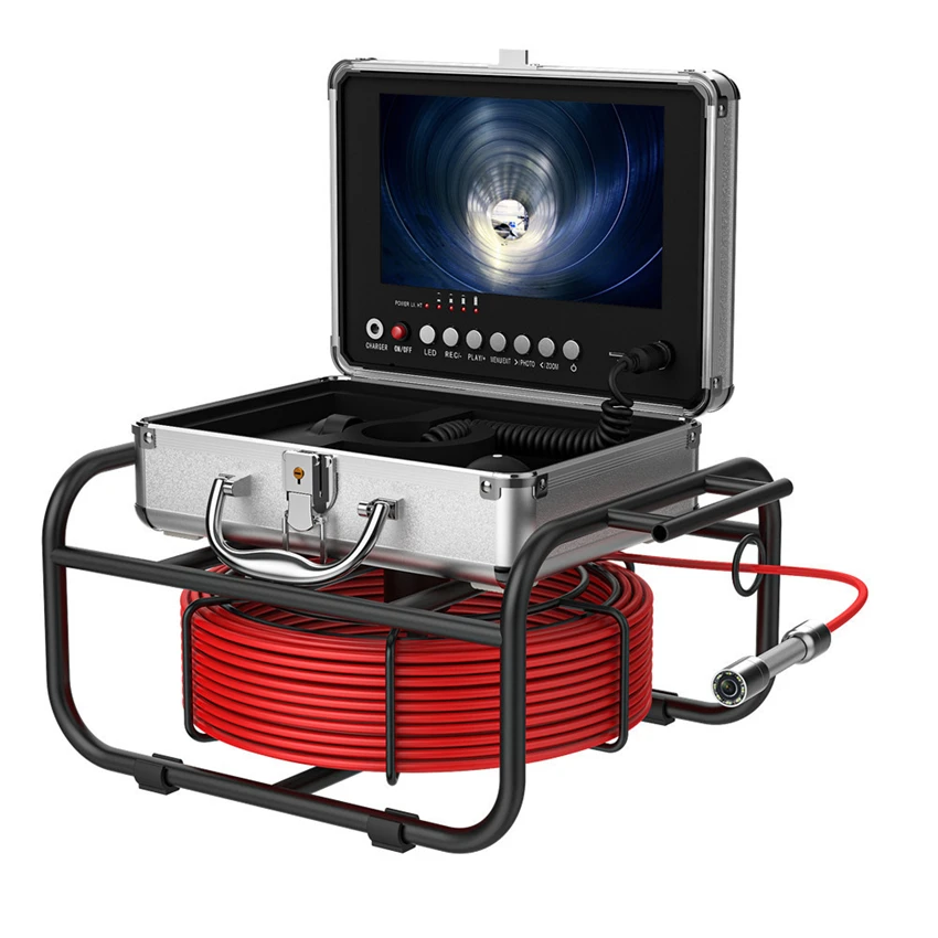 

F951DC17 HD 9-inch AHD Video Screen Stainless Steel Probe Underwater Pipeline Endoscope Blocker
