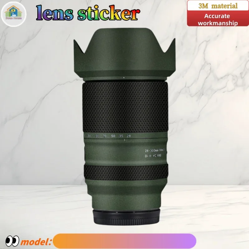 For Tamron 28-300mm F4-7.1 sony port Camera lens sticker, DIY skin, wear-resistant protective film