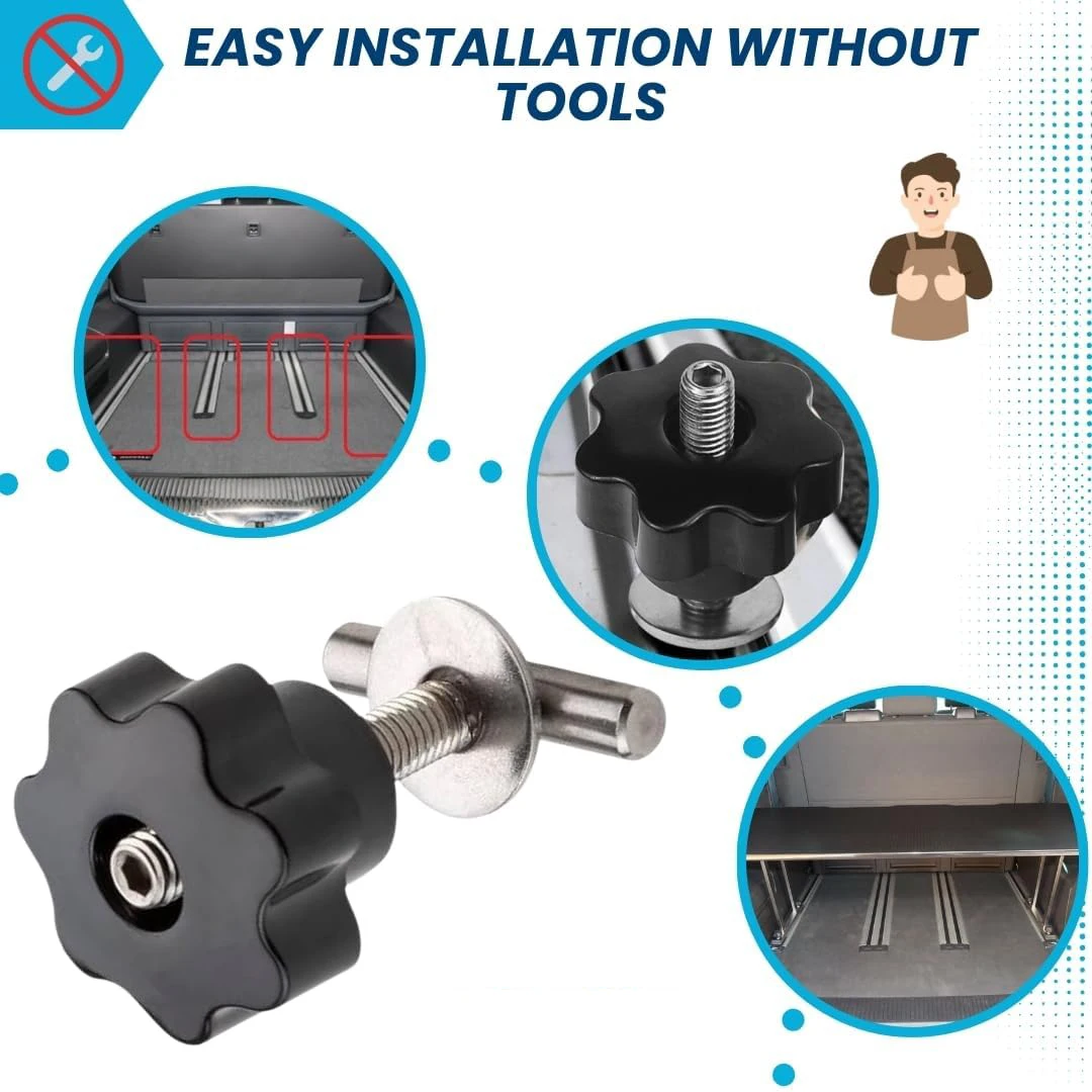 Аксессуары для крепления нагрузки на направляющую для автофургона, анкерное основание 7h5883189e 7h5883084c 7e5883189a, крепежные винты для Vw T5 T6