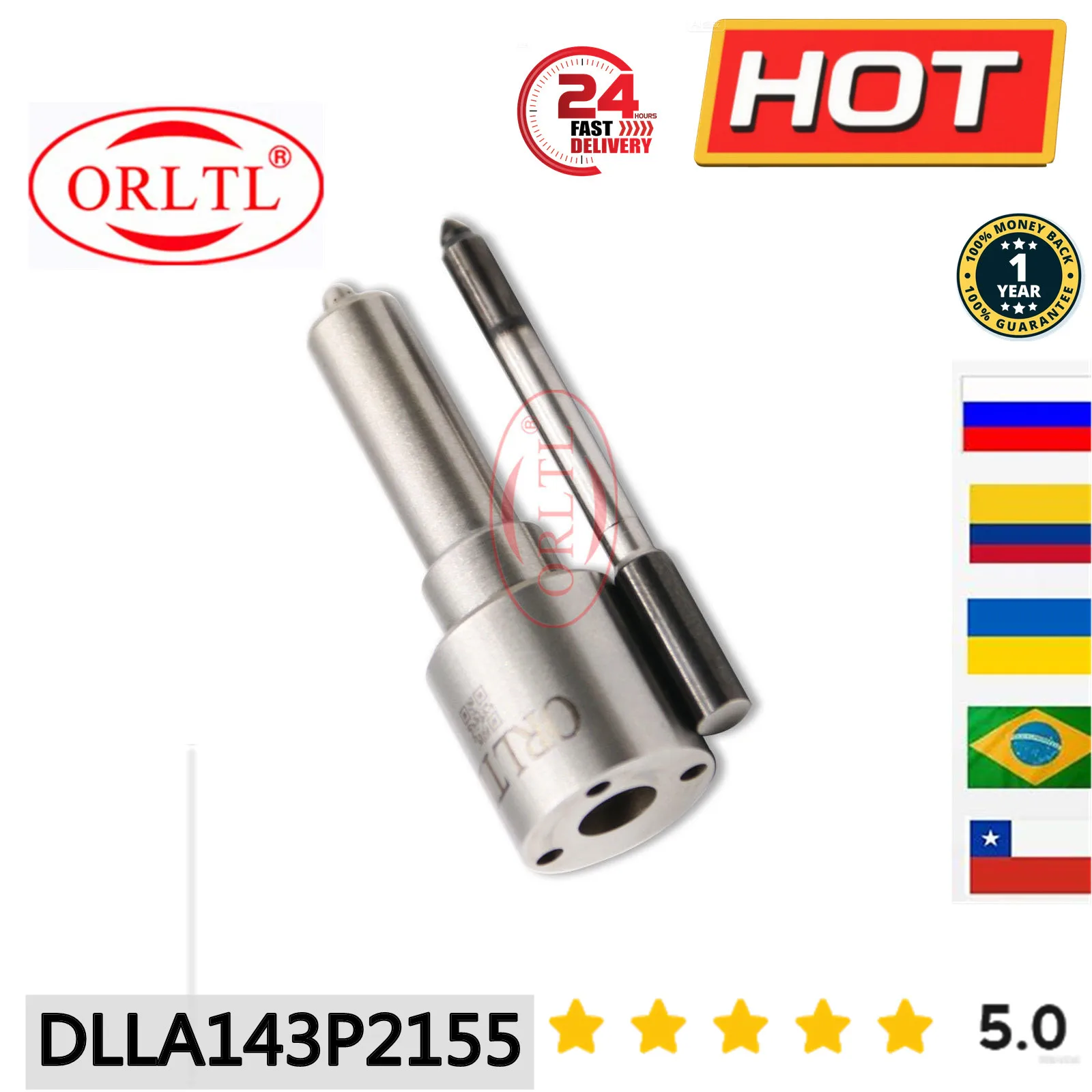 

DLLA143P2155 Common Rail 0 433 172 155 Дизельная форсунка DLLA 143P 2155 Для CUMMINS 4940096 0445120161 0445120204