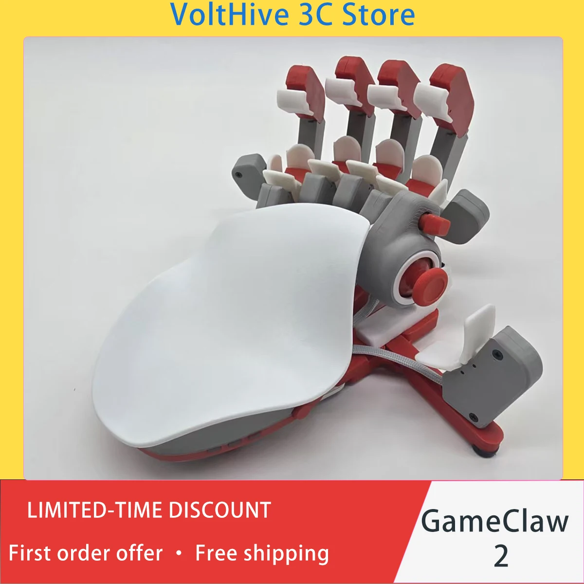 GameClaw2 One‑Handed Gaming Keyboard Customizable Joystick Keys Ergonomic Design for PC Gamers Herostech Mechanical Keypad Gifts