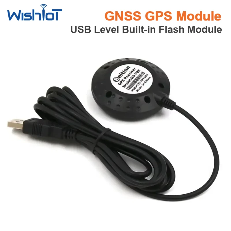 BS-708 USB GPS Receiver G-Mouse 9600bps 5V 1Hz NMEA-0183 Replace BU-353S4 for PC Laptop Car Navigation Tracking DIY