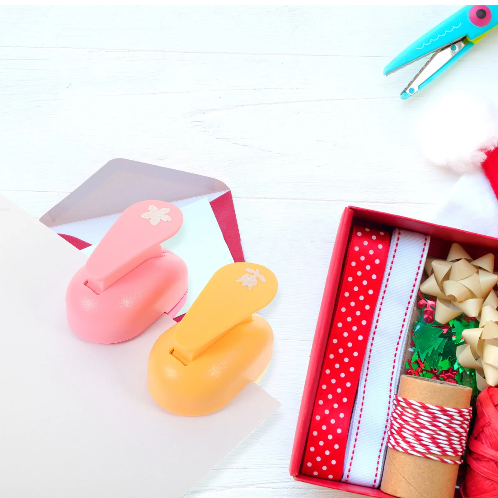 2 قطعة خرامة ورق شكل ثقب الناخس لسكرابوكينغ DIY بها بنفسك بطاقات المعايدة المغلف ديكور المشاريع الحرفية الأنشطة الإبداعية #1