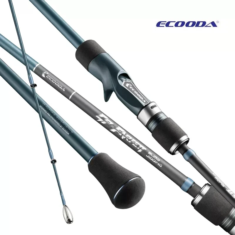 Brand New ECOODA ESFSJ Slow Jigging Rod 1.85m/1.88m/1.93m 30+40T Toray Carbon FUJI Guides Spinning Casting Boat Fishing Rod