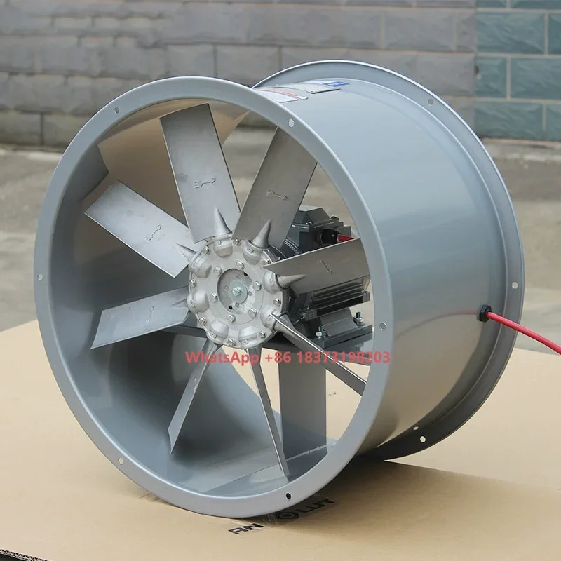 FREE Standing Industrial Equipment AC Carbon Steel Zhenton Special Forward High-temperature and High Humidity Axial Flow Fan