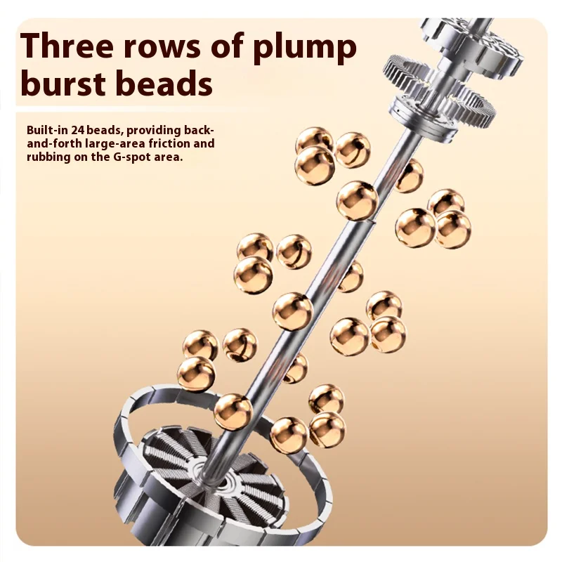 تلسكوبي الكرة تحمل تدوير هزاز سخان G-بقعة الاهتزاز دسار مص اللسان الجنس لعب للنساء الإناث #2