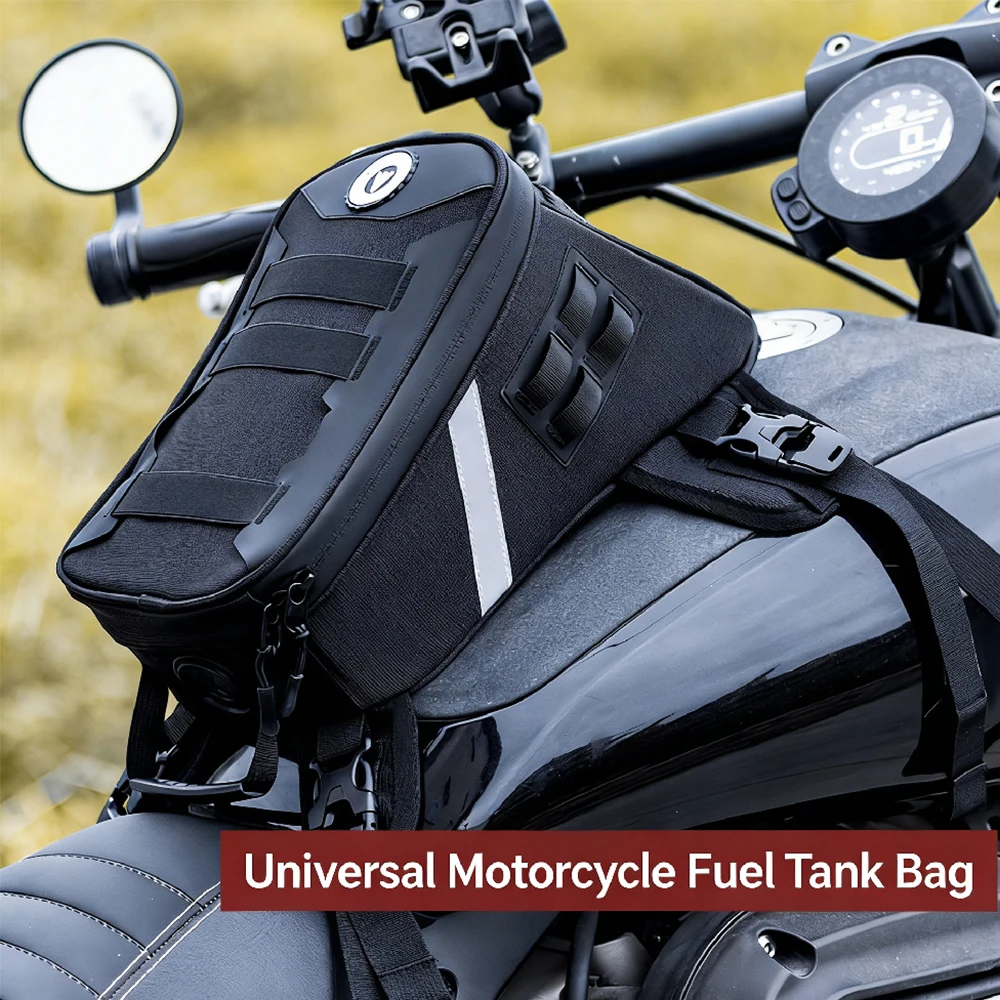 

1PCS 5L Motorcycle Tank Bag, Fuel Tank Pouch, Waterproof Moto Biker Racing Accessories Storage