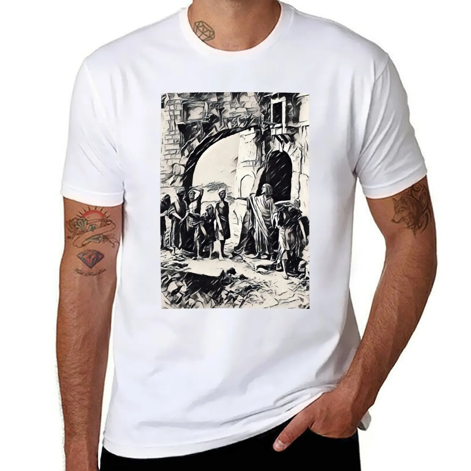 

The Woman Caught in Adultery T-Shirt graphics cute clothes mens t shirts casual stylish