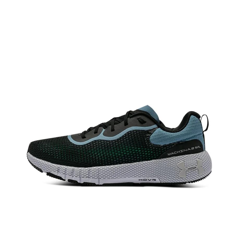 Under Armour HOVR Machina 2 Casual Shoes Men's Low Top Black/Blue 3024738-003