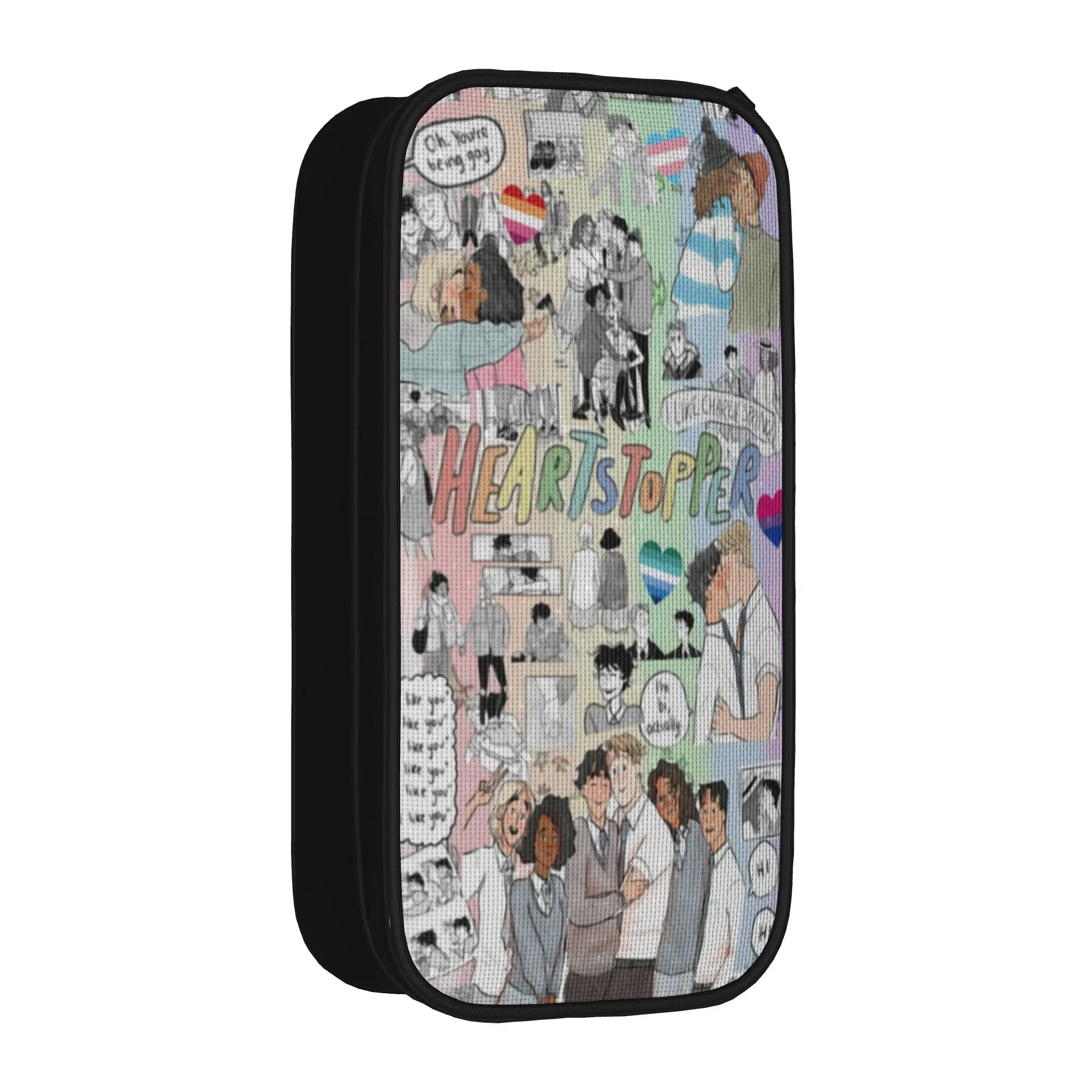 Heartstoppers Forever 2026 Pen Box Double Layer Large-capacity Kids School Supplies  Pen Case Birthday Gift