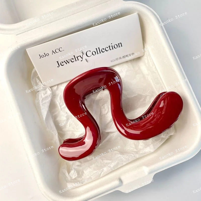 

Новогоднее издание 2024, заколка с большой номером, фиксированная заколка для волос с высоким хвостом, расслабляющая отсоединенная заколка для волос