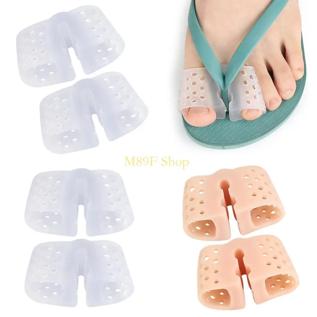 M89F Gel Toe Separators Toe Spacers for Straightening Overlapping Toes,Bunions,Calluses Bunions Corrector for Women and Men