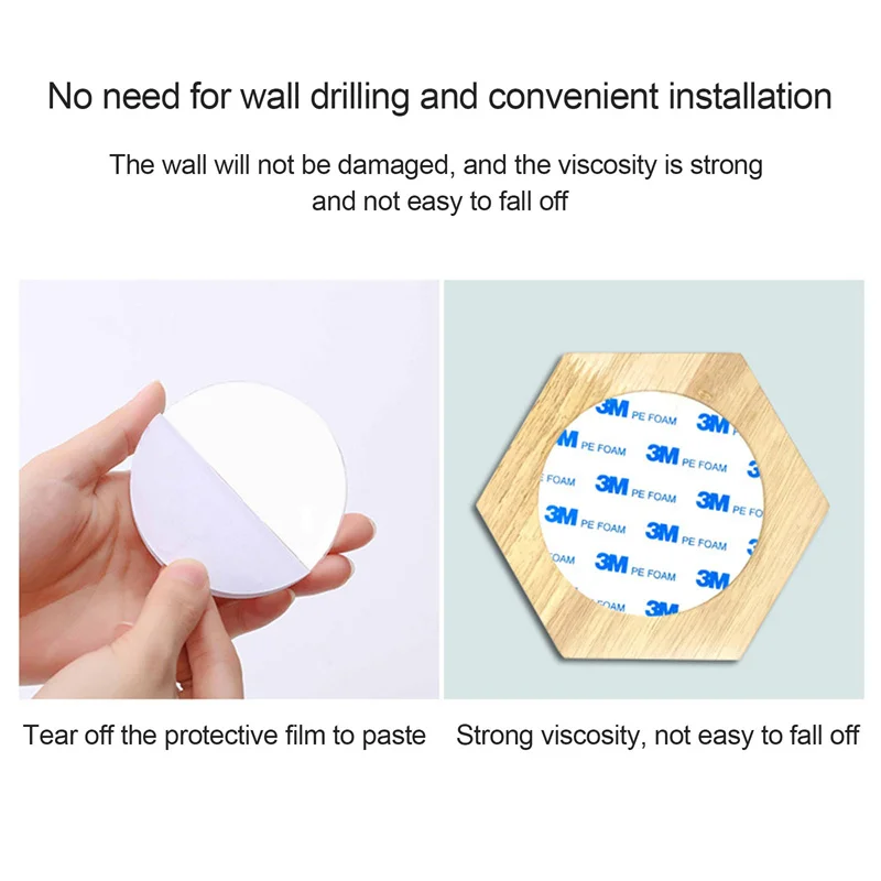 Porte-Médailles en Bois, Présentoir Commémoratif Hexagonal