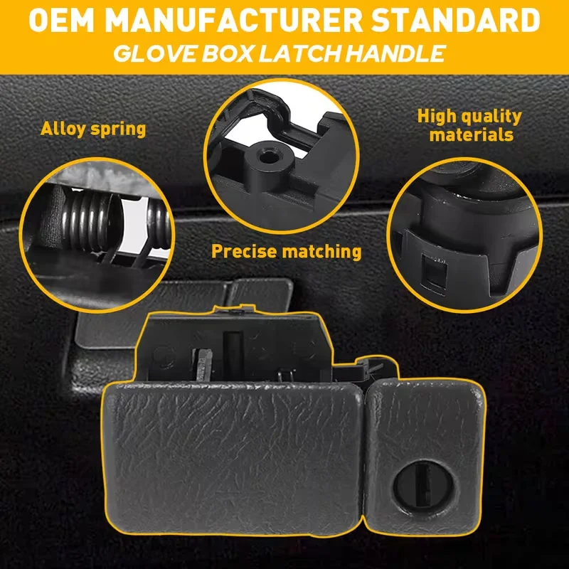 73430-76811-P4Z For Suzuki Jimny 1998-2018 Grand Vitara 1997-2017 Car Glove Box Lock Handle Passenger Storage Box Buckle