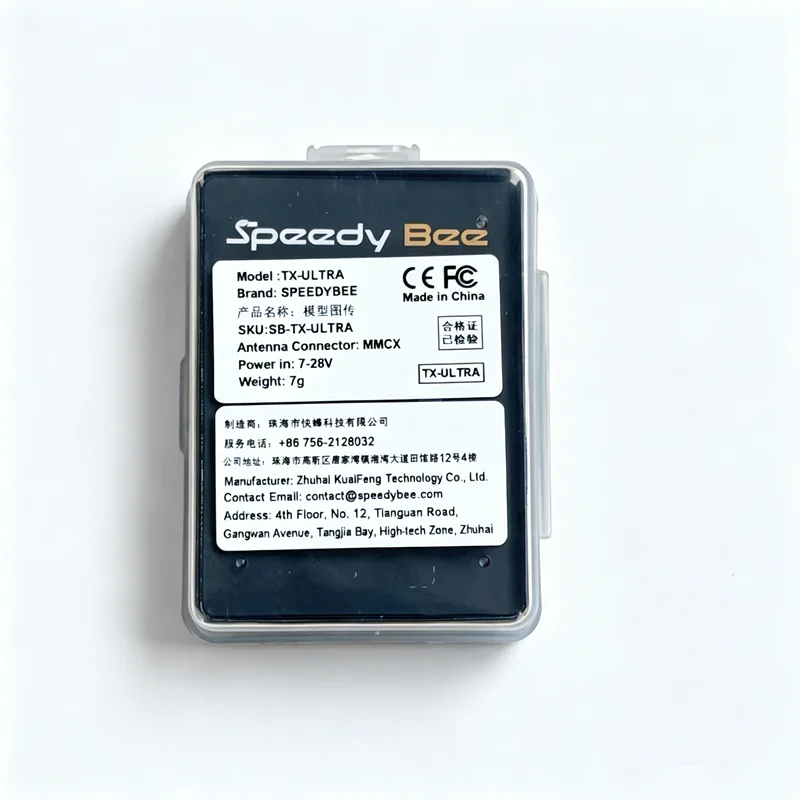 

Видеопередатчик SpeedyBee TX ULTRA 5.8ГГц 1.6Вт с максимальной мощностью, аналоговый FPV, 48 каналов, режим Pit, VTX с эффективным радиатором охлаждения