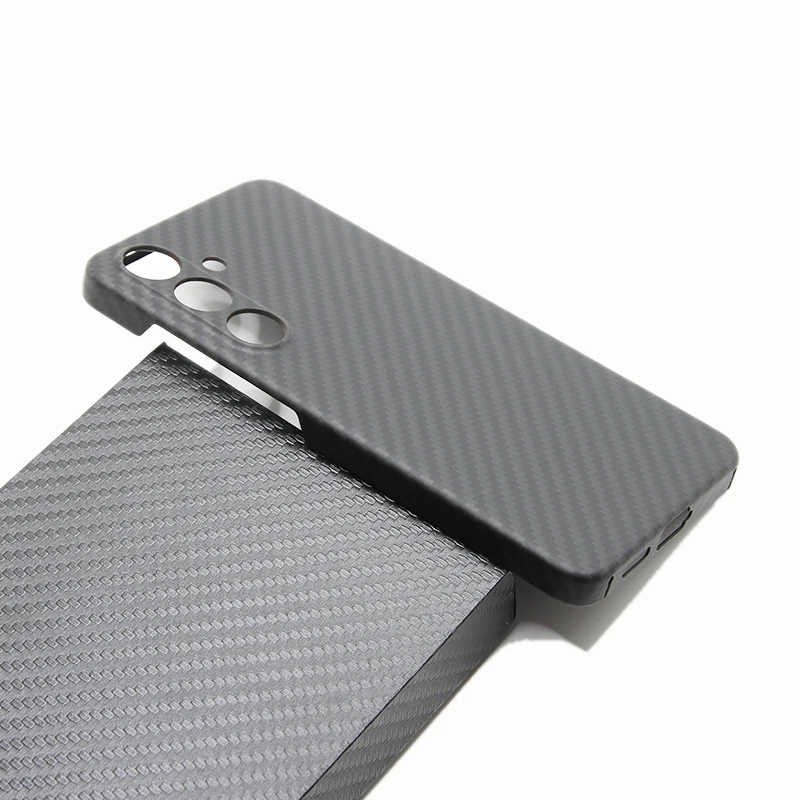 ZXKE True fiber Case For Samsung Galaxy S24 S24Plus Embedded Iron Sheet Magnetic Car Support Magsafe Aramid Fiber Shell