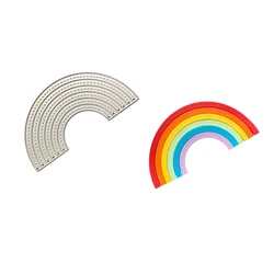 Colorful Rainbow Metal Cutting Dies for DIY Scrapbooking and Card Making Decor Embossing Craft Die Cut