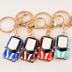 Cute Car Alloy Keychain Keyring Pendant Car Model Key Chain Ring Holder For Mini Cooper S JCW One Countryman Accessories