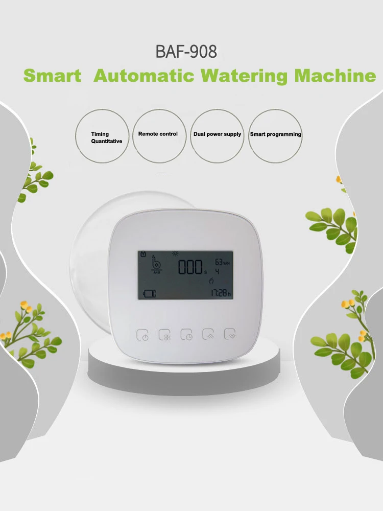 Heat Automatic Watering Machine Smart WIFI Watering Timer Plants Controller Flower Drip Irrigation System USB Charging