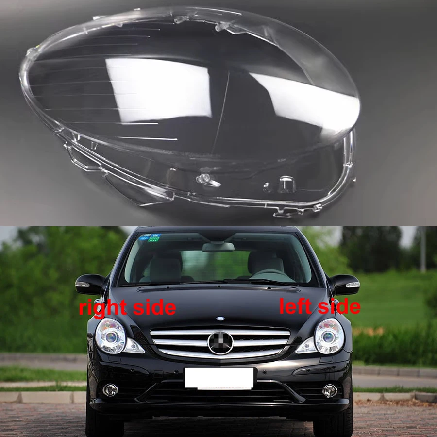 

For 2006-2008 Mercedes Benz R-class W251 R350 R500 Headlamp Lamp Cover Headlight Shell Transparent Lampshade Lens