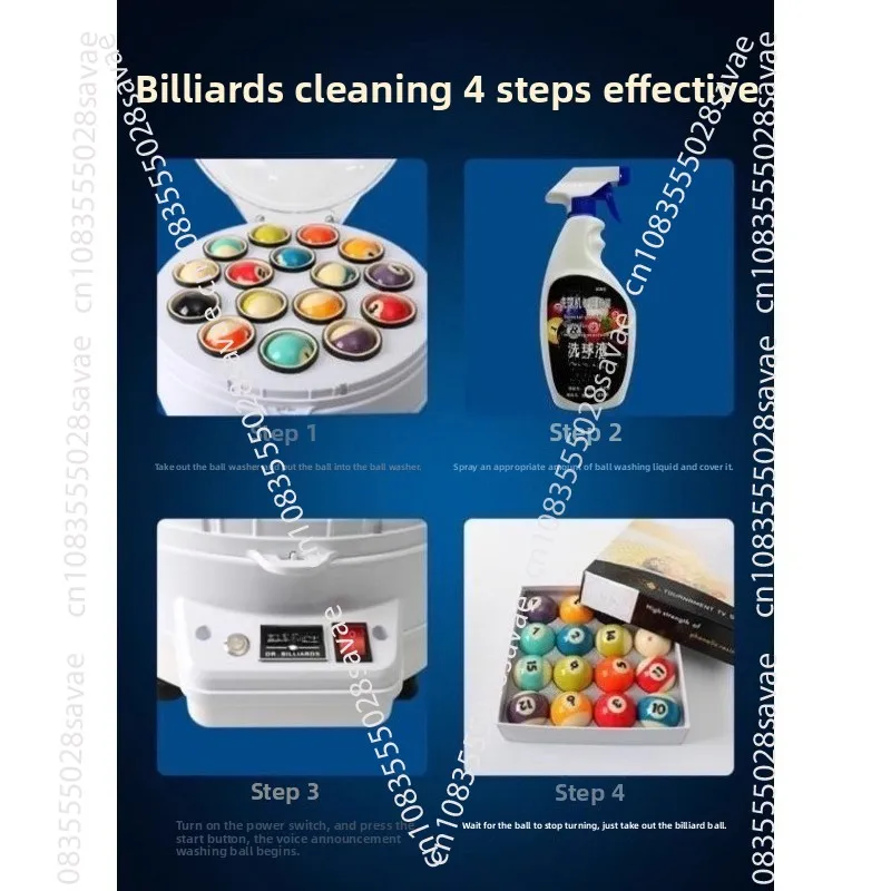 Billiards Ball Washing Liquid Special Cleaner for Ball Washing Machine Maintenance Varnishing Stain Removal Wax