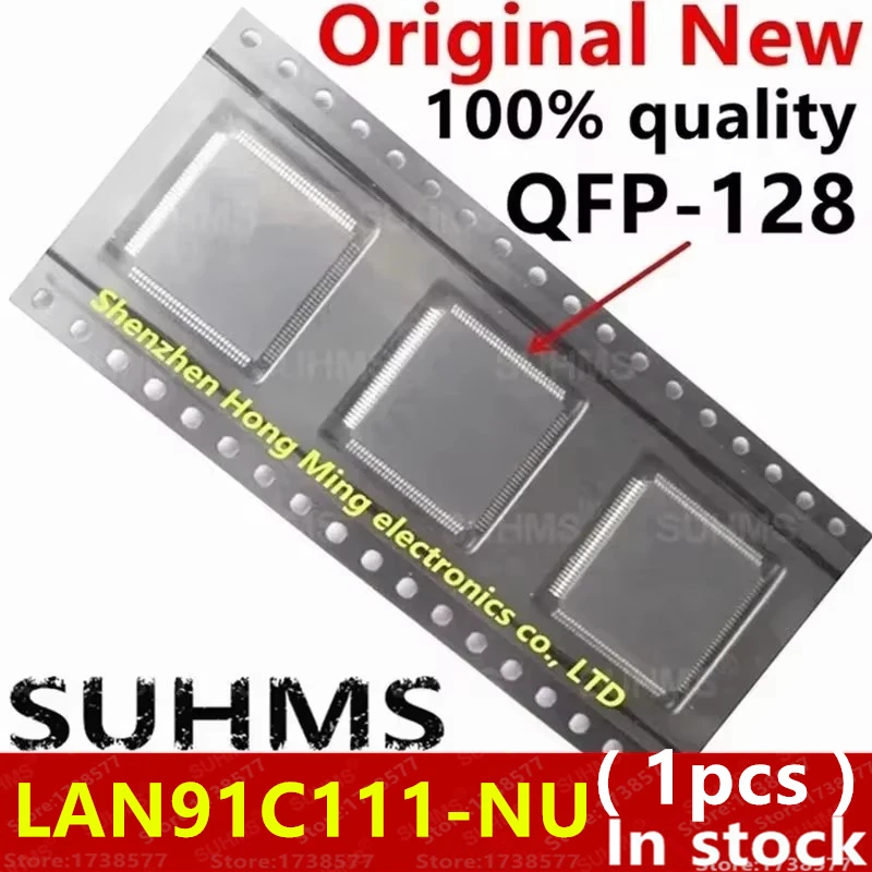 (1piece)100% New LAN91C111-NU LAN91C111 NU QFP-128
