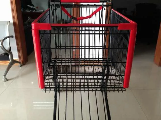 Carrinho estilo americano, carrinhos de compras para venda, largura 25 polegadas 180L carrinho de supermercado estilo americano