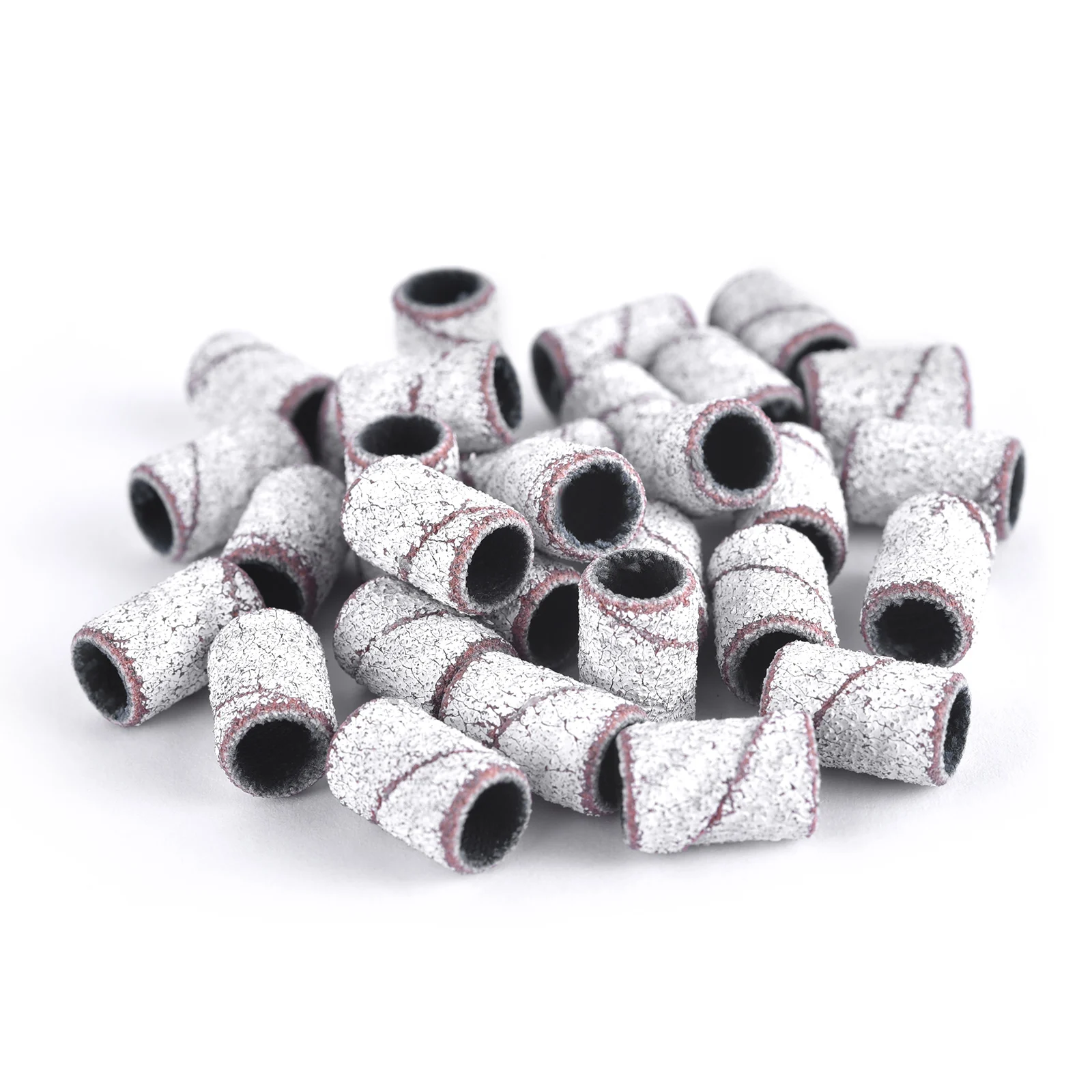 กระดาษทรายขัดเล็บสำหรับเครื่องเจียรเล็บ 30 ชิ้น ขนาด 3.1 มม. หัวเจียรเรซิ่น ขัดหนังกำพร้า ขัดหนังด้าน ขัดเจลเล็บ อุปกรณ์ทำเล็บ